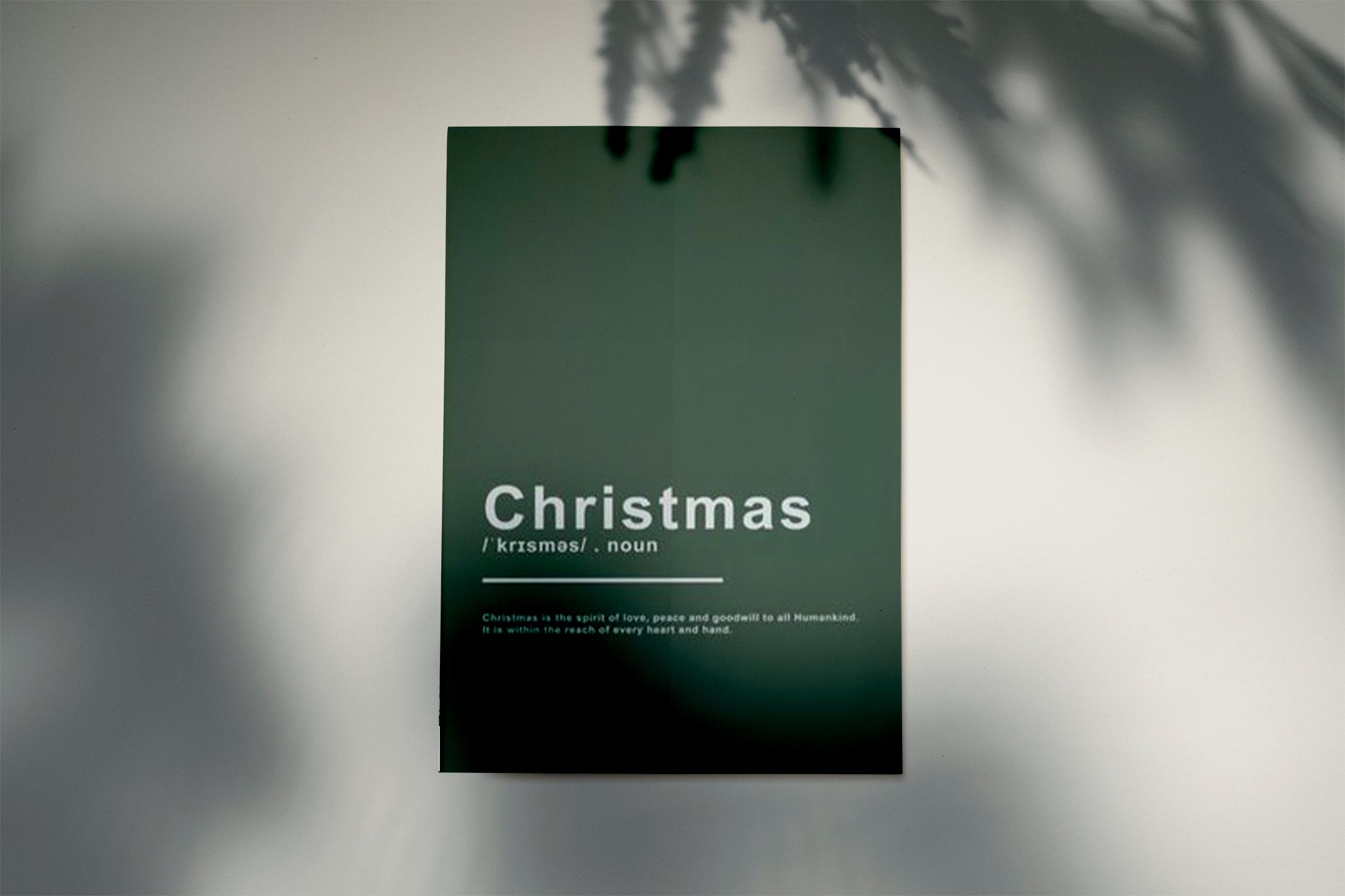 Christmas Definition Poster, Printable, Definition Sign Template ...
