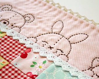 Sleepy Time Animal Pals embroidery pattern PDF
