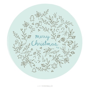 Christmas Joy embroidery PDF pattern