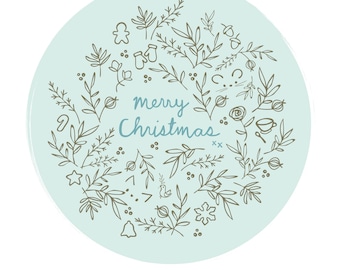 Christmas Joy embroidery PDF pattern