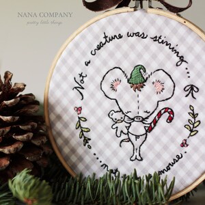 Not Even a Mouse embroidery pattern PDF image 2