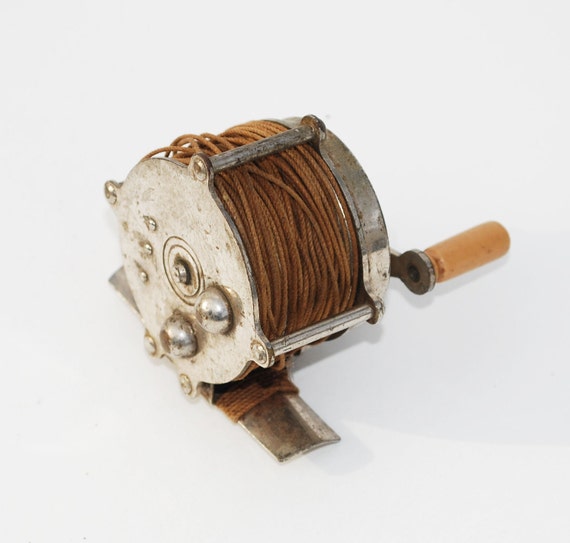 Antique Climax Fishing Reel w Bone Handle right from the Etsy