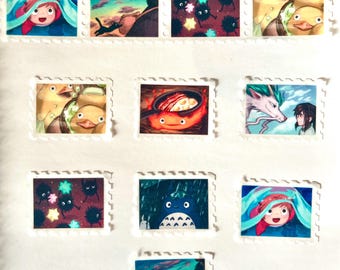 Fita Washi Studio Ghibli - Totoro ~ Ponyo ~ O Castelo Animado