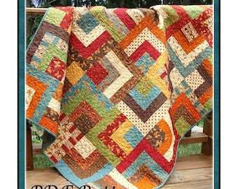 PDF Quilt Pattern Scrappy Trails Jelly Charm Friendly pattern Carlene Westberg Designs