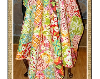 PDF Quiltmönster Meadow Blocks - Fat Quarter Quilt - Enkel nybörjare - Carlene Westberg Designs