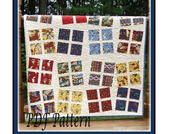 PDF Quilt Pattern Dancing Patchwork Carlene Westberg Designs