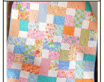 PDF Quiltmönster Söt som honung Lagerkaka Vänliga Carlene Westberg Designs