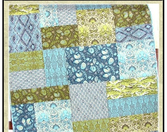 PDF Quilt Pattern Seaworthy Modern Big Block Quilt pattern Carlene Westberg Designs