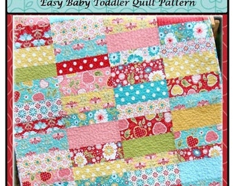 Dragon Fly Hop Baby Quilt Pattern cjw-022 Carlene Westberg Designs