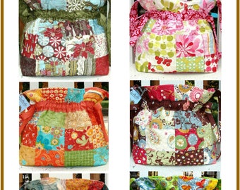 PDF Bag Pattern The Original ShelbyMine Drawstring Bag Carlene Westberg Designs