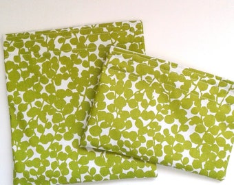 Eco-friendly Reusable Snack bag set, Food safe, BPA free, Zero waste lunch bags for school and work, Vegan, Sustainable reusable goody bag