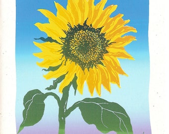 Sunny Sunflower home decor print in choice of sizes