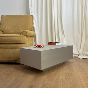 Stainless steel table. Coffee table. Aluminum table. Metal table. Home decor.