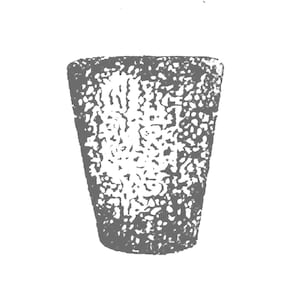 Brand New, Cling Stamps, Flower Pot, Bottle Cork