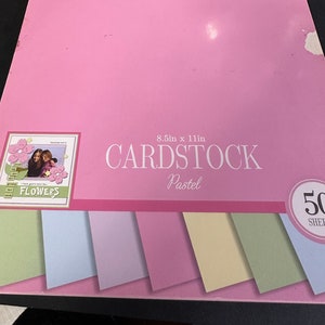 SALE 100 Cardstock Digital Paper Rainbow Cardstock Texture Scrapbooking Kit Printable  Cardstock 12x12 Pastel Cardstock Bright Cardstock Clip 