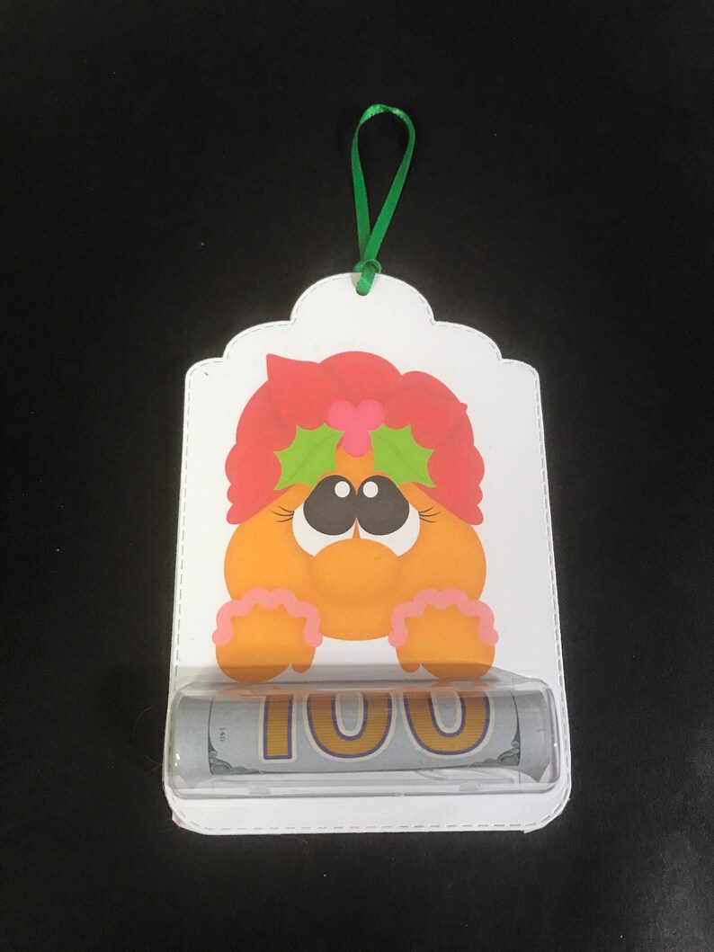 Set of 3 Money Gift Tag Holders Lip Balm Holder Christmas Etsy