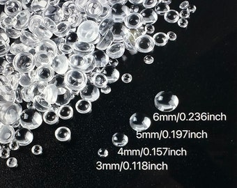 900+ pc Flat Back Clear Dome Water Drops