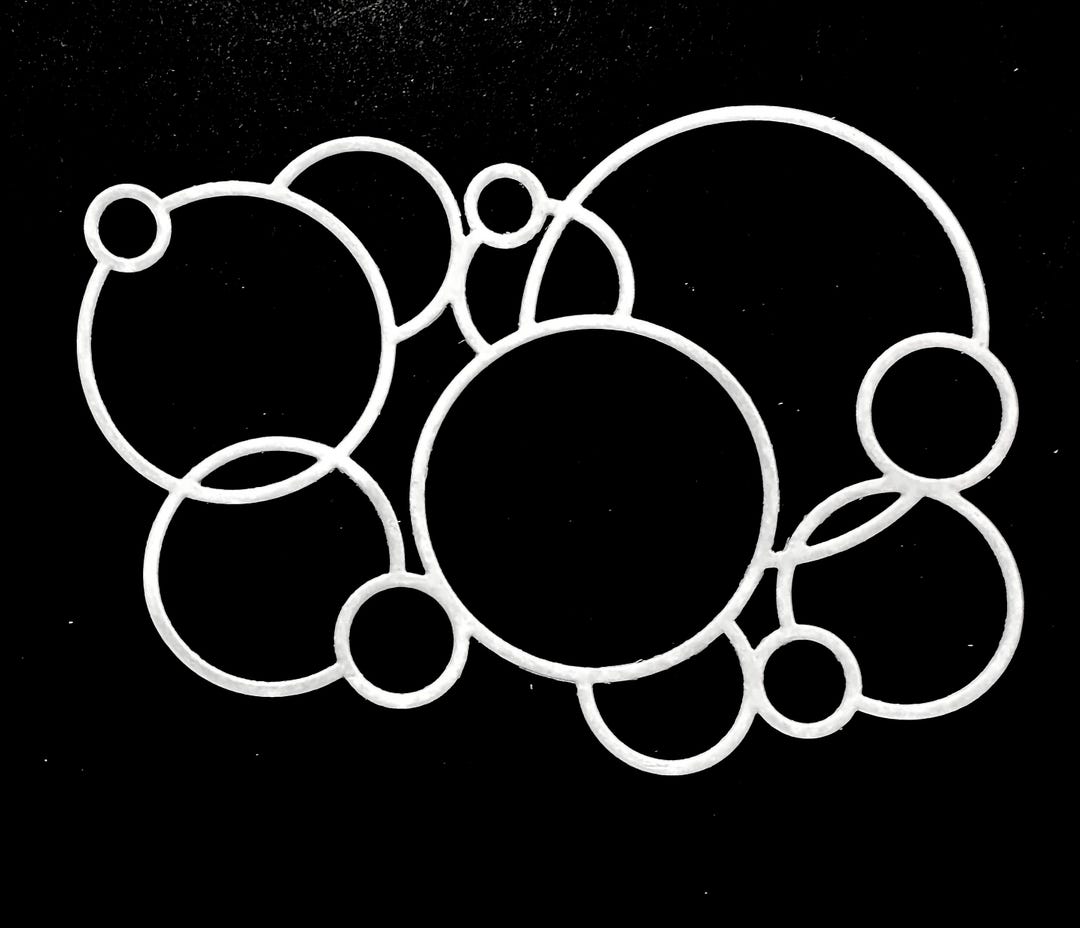 6 Die Cut Outs, Circle Embellishment - Etsy
