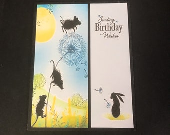 Layered, Printed Birthday Card