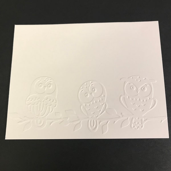 Embossed Card Etsy