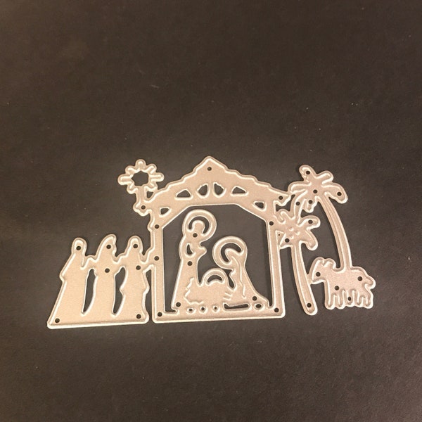 Nativity Die Cut Etsy