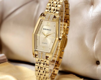 Beverly Watch, Vintage Women's Wrist Watch, Dainty Watch, Vintage Watch, Dainty Gold Watch, Womens Gold Watch, Womens Watch, Gold Watch, mom