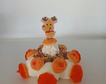 Snoeptaart met kerstthema