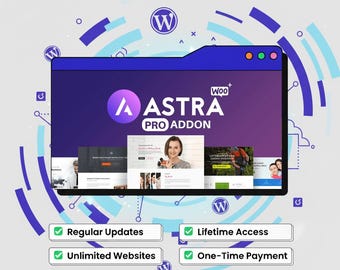 Astra Pro Addon: 300+ Website Templates, WordPress Plugin
