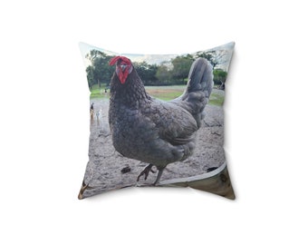 Sapphire Gem Chicken Pillow