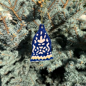Hand Painted Ornaments - Blue Bell