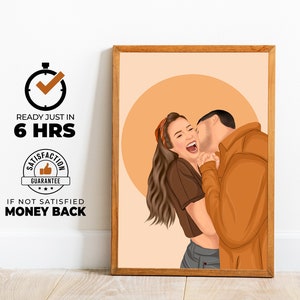 Individuell angefertigtes Portrait, Porträt, Verlobung, Hochzeitstag, Hochzeitstag, Hochzeitstag, Hochzeitstag, Geschenk für Ihn, Geschenk für Mama, Geschenk für Ihn