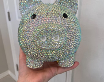 bedazzled piggy bank