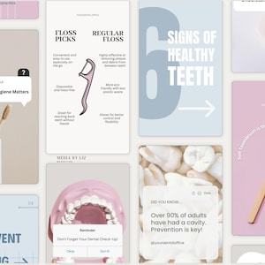 Dental Instagram Story Templates: 50+ Canva Designs for Dentists