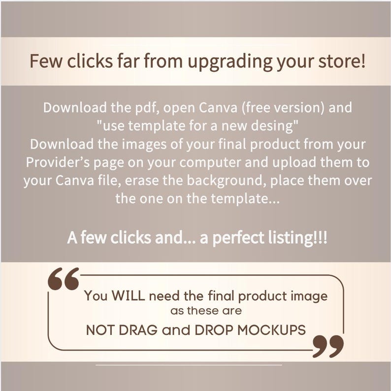Woven Blanket Mockup Listing, Blanket Size Chart & Care Card, POD Woven Blanket Mock-ups, Woven Throw Canva Template for Etsy Listings. image 9