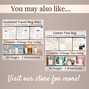 Jar Candle Mockups Bundle, Canva Customizable Mockup Template, Candle Care Card Product Information, Scented Soy Candle Multi-Size Amber Jar image 10