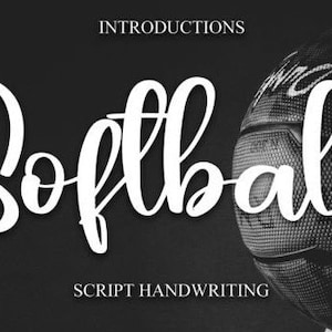Softball Font, Handwritten Font, Wedding Font, Modern Font, Display Font, Cricut Font, Farmhouse Fonts, Rustic Fonts, Country Font