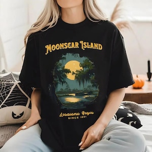 Moonscar Island Sweatshirt, Retro Cartoon Halloween Movie Tee, Zombie Island Shirt, Halloween Gift, 90s Nostalgia, Retro Halloween Sweater
