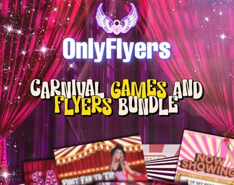 CARNIVAL GAMES & FLYERS