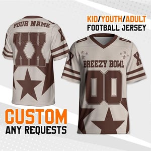 Personaliza las estrellas del Breezy Bowl, camisetas de fútbol, camisetas del Breezy Bowl XX, camisetas del Breezy Bowl, regalo para fans.