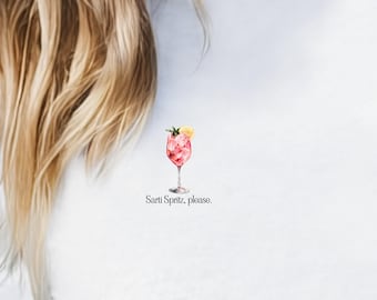 Sarti Spritz Shirt: Mediterranean Summer Cocktail Tee