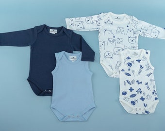 Essential Bodysuit Set - Blue