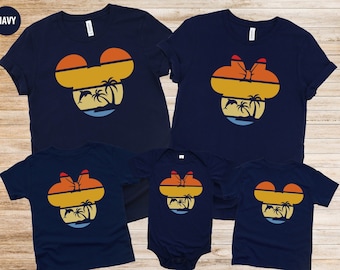 Mickey Sunset Beach Disney Shirt, Disney Family Vacation t shirt, Disney Mickey Minnie tee, Disneyland shirt, Magic Kingdom Shirt