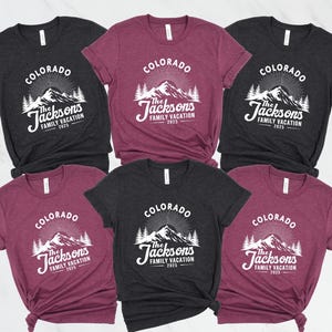 Colorado Family Vacation Shirts 2025: Custom Mountain Trip Tees