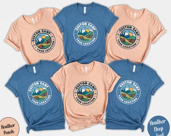 Custom Camp Shirt, Personalized Camping Family Reunion Tee