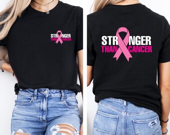 Stronger Than Cancer Shirt: Awareness Ribbon Tee