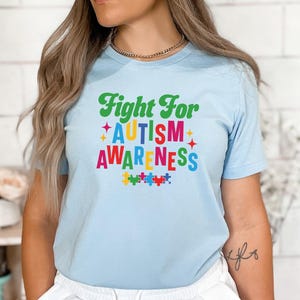 Autism Awareness T-Shirt: Puzzle Piece Neurodiversity Support Tee
