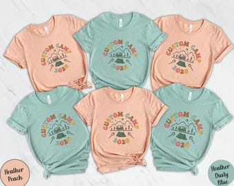 Customizable Camp Shirt: Personalized Camping Friend Gift