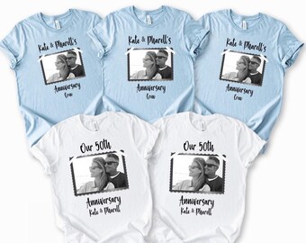 Personalized Anniversary Cruise Shirts: Custom Couple Vacation Tees