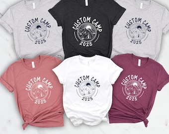 Custom Camp Shirt, Family Reunion Camping T-Shirt
