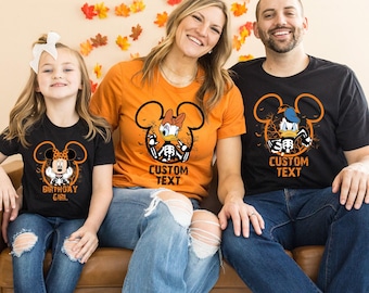 Disney Halloween Birthday Girl Shirt, Disney Halloween Birthday Family Shirt, Halloween Tee, Birthday Squad, Birthday Boy Tee, Birthday Girl